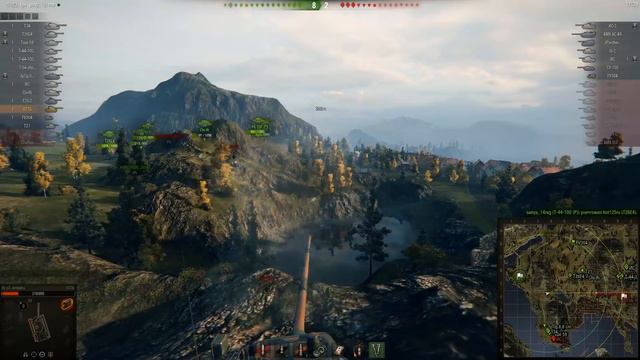 Читерский деф ущелья на Заполярье! Нагибаторские Позиции World Of Tanks #21. смотреть онлайн
