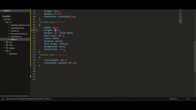 Create Stylish Social Media Icons Button Using Simple HTML & CSS смотреть онлайн