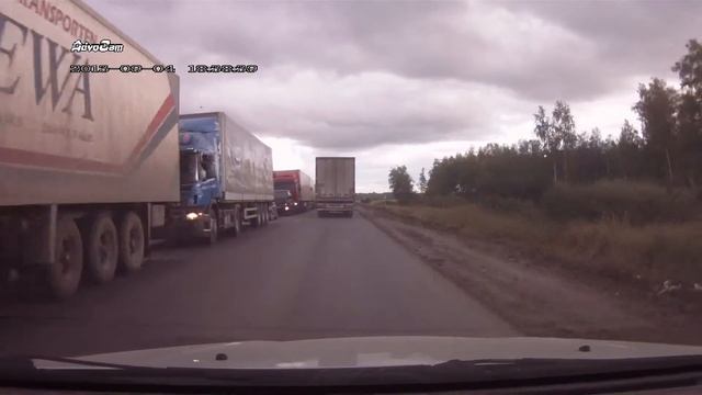 Пробка на трассе Тюмень Омск 2 смотреть онлайн