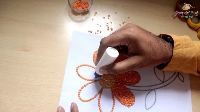 How to make Cereal Flower | Cereal Art | Beautiful Art with Cereals | Cereal color Art смотреть онлайн