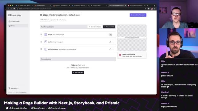 Making a Page Builder with Next.js, Storybook, and Prismic (with @TrostCodes) | Some Antics смотреть онлайн