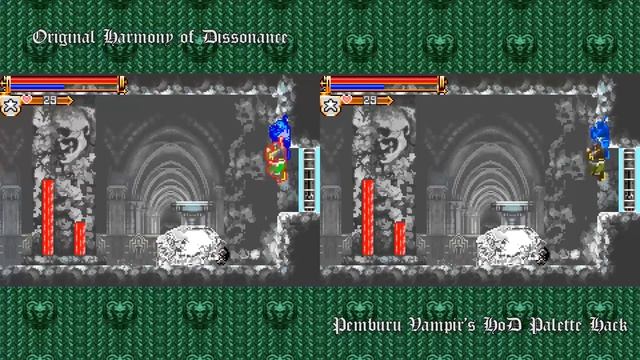 Castlevania: Harmony of Dissonance - Original Graphic VS Palette Hack (Maxim TAS SYNC Comparison) смотреть онлайн
