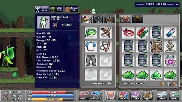 Killing Scary branch Creatures in legends of idleon смотреть онлайн