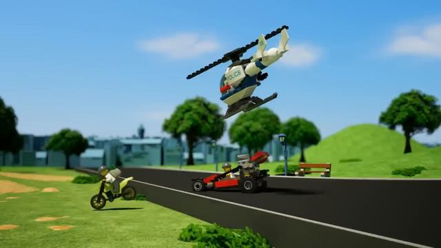 Helicopter Transporter - LEGO City - 60049 смотреть онлайн