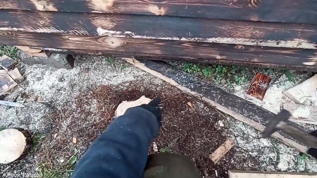 Предбанник из досок в ёлочку ? смотреть онлайн