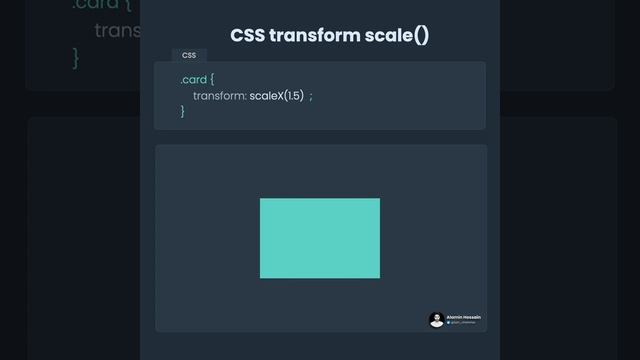 CSS transform scale смотреть онлайн