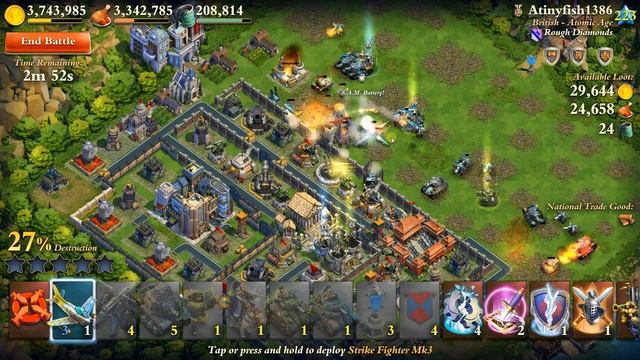 01.03.2017 Dominations War attack 5* 100% (lvl 223) смотреть онлайн
