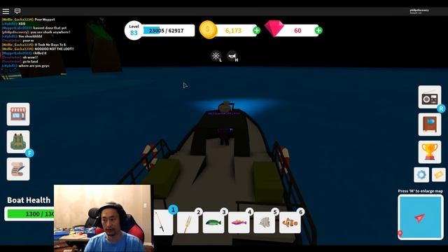 ROBLOX FISHING SIMULATOR: SHARK HUNTING смотреть онлайн