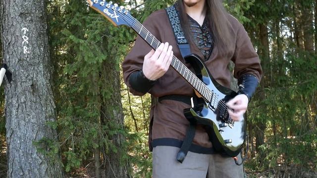 Amon Amarth - Pursuit of vikings || dual guitar cover || free tab || смотреть онлайн