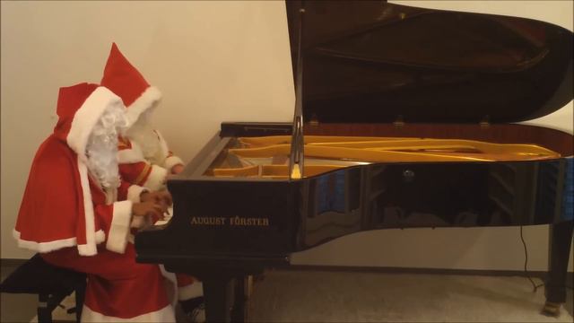 Jingle Bells - Cool Santa Claus (Piano Duet) смотреть онлайн