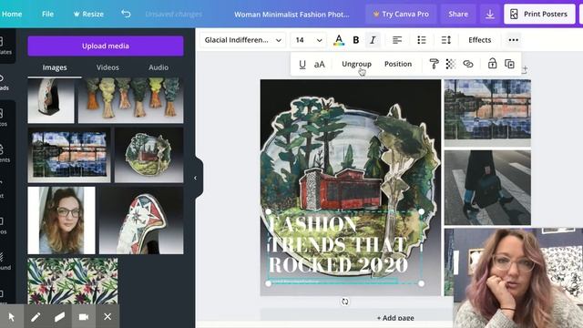 How to make Photo Collage on Canva смотреть онлайн