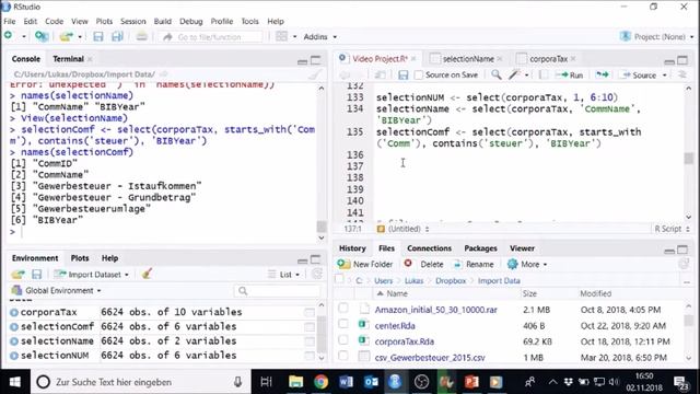 Data Preparation in R #1: Select Rows and Columns with dplyR смотреть онлайн