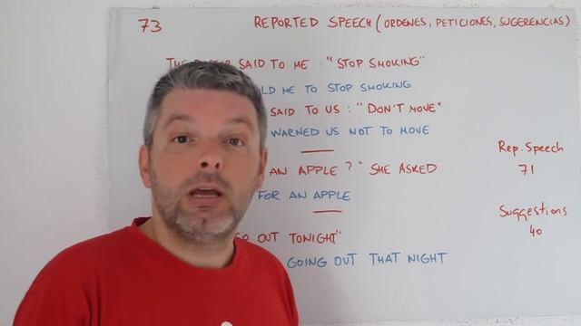 Reported speech (orders, petitions, suggestions). Aprende inglés con Marcos (73) смотреть онлайн