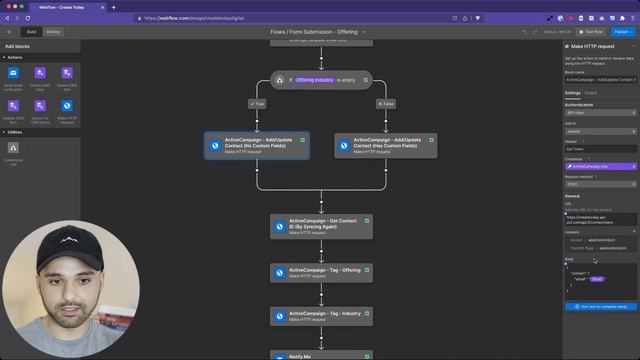 Webflow Logic to ActiveCampaign: Easiest Form to Email Automation for Webflow! смотреть онлайн