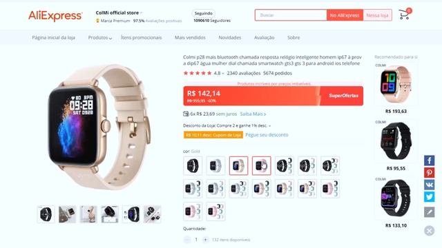 Super OFERTAS ALIEXPRESS!! Fone Bluetooth, Smartwatch e mais Produtos em PROMOÇÃO смотреть онлайн