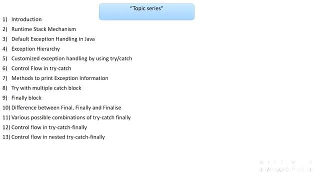 Exception Handling in JAVA Full tutorial смотреть онлайн
