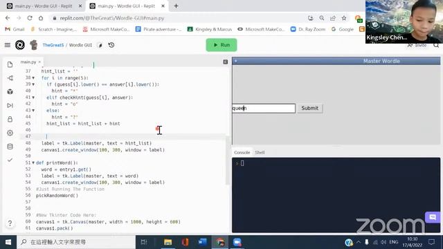 小老師教室 [Kingsley + Raisie]: Wordle in Python - GUI-based Lesson 2/2 смотреть онлайн