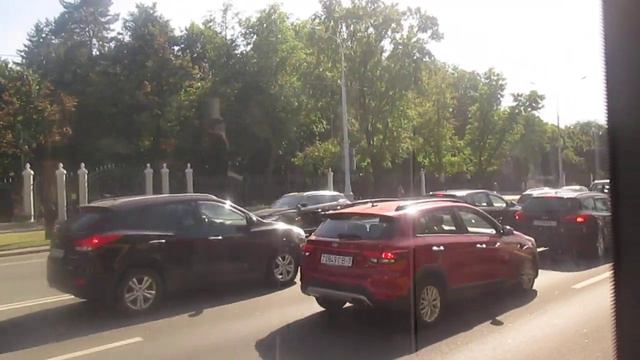 Электробус МАЗ-303.Е10 гос. № АА Е011-7 маршрут №91 в Минске (ПОЕЗДКА) смотреть онлайн