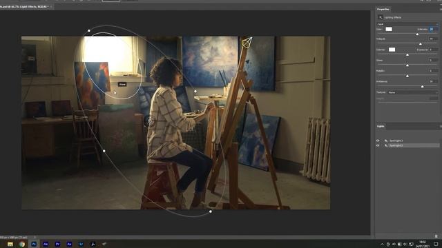 Relight Anything using Lighting Effects in Photoshop смотреть онлайн