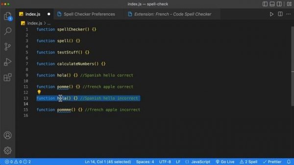 How to Use VS Code Spell Checker - Detailed walkthrough to setup and use multiple languages