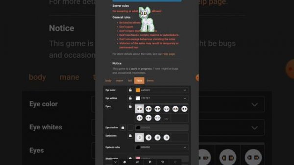 How to make a crystal skin in Pony Town?