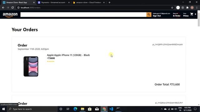Amazon Clone in React Js | Firebase | Stripe | Cloud function | Firebase DB | Express? смотреть онлайн