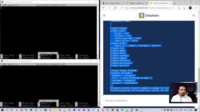 How to monitor multiple servers in Grafana with InfluxDB Telegraf on Ubuntu 20.04 LTS in Urdu Hindi смотреть онлайн