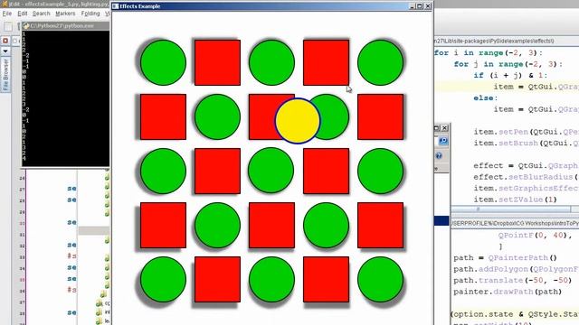 Basic Example of QGraphicsEffect смотреть онлайн
