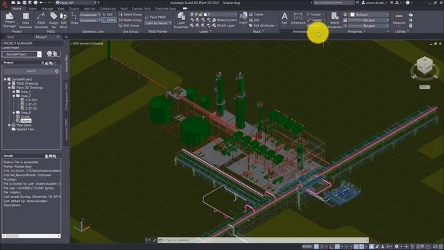 workspace settings in Autocad Plant 3D смотреть онлайн