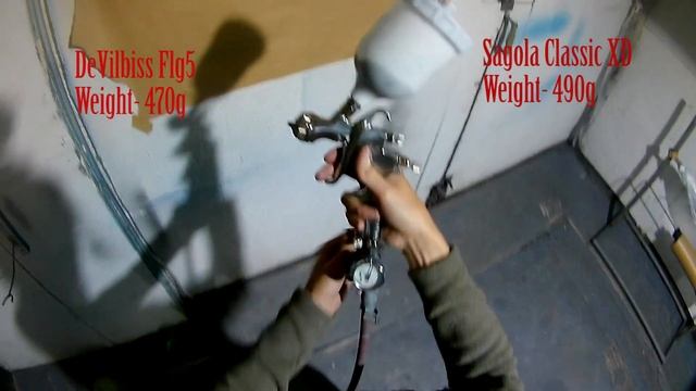 DeVilbiss Flg5 / Sagola Classic pro XD .Обзор сравнение смотреть онлайн