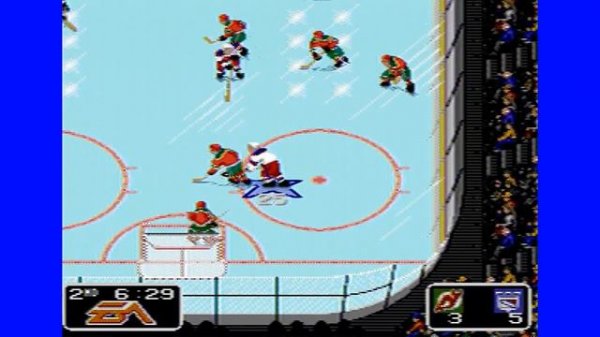 Nhl hockey 1991- Sega Genesis- Rangers vs. Devils