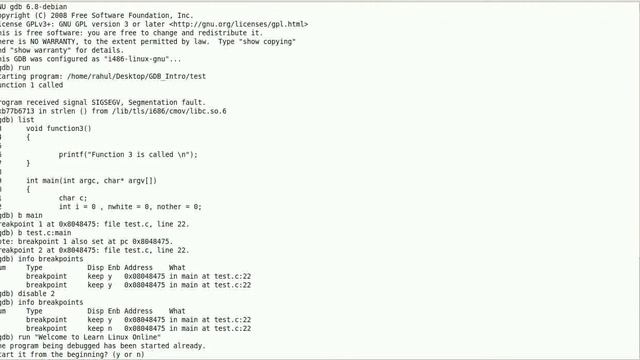 GDB Debugging: Introduction смотреть онлайн