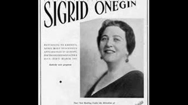 Sigrid Onegin, "Che faro senza Euridice," Orfeo ed Euridice смотреть онлайн