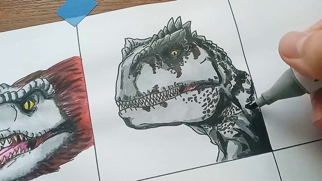 Drawing Jurassic World Dominion theme| New dinosaurus! смотреть онлайн