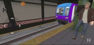Линия Островная, китайский поезд. Subway simulator 3D