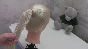 Урок 4 Коса рыбий хвост. Плетение, ставим правильно руки.