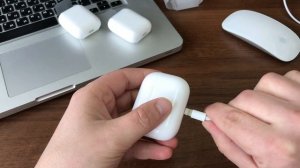 Как синхронизировать новый наушник AirPods?