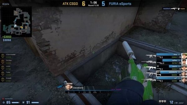 CS:GO POV Demo FURIA KSCERATO (24/8) vs ATK (de_inferno) @ BLAST Premier Spring Showdown 2022