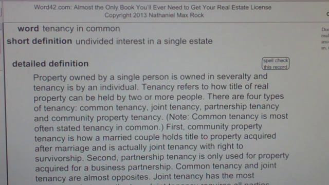 tenancy in common Real Estate License Exam Study Guide AgentExamPass.com смотреть онлайн
