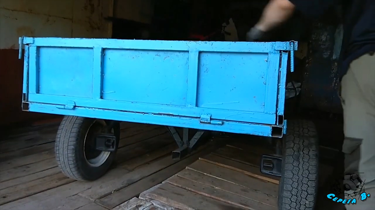 Готовлю мотоблок к выезду. смотреть онлайн