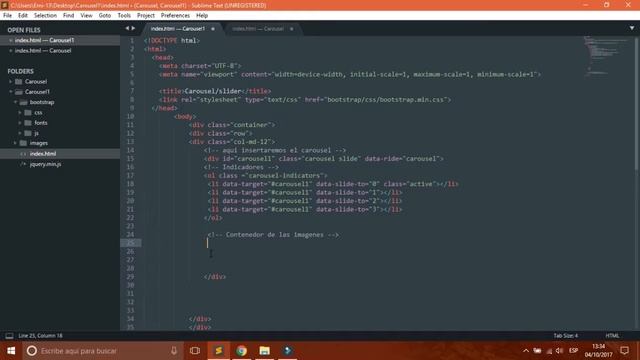 Ejemplo Bootstrap Carousel/Slider смотреть онлайн