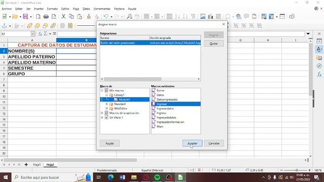 Macros en libre office Calc (tutorial) смотреть онлайн