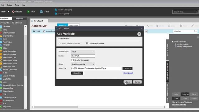 Automation Anywhere Configurations File | IBM RPA AA Config File Best Practices