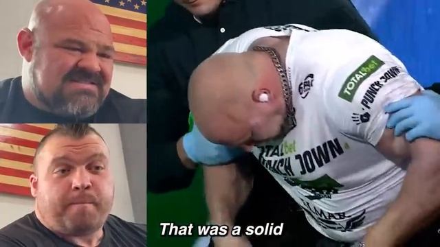 STRONGMEN REACT TO SLAPFIGHTING | Eddie Hall & Brian Shaw смотреть онлайн