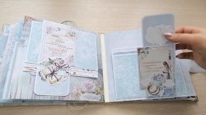 Скрапбукинг свадебный альбом своими руками 20_20 см.ручная работа.the album handmade.mp4