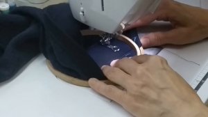 Штопка на машинке -это быстро и удобно!