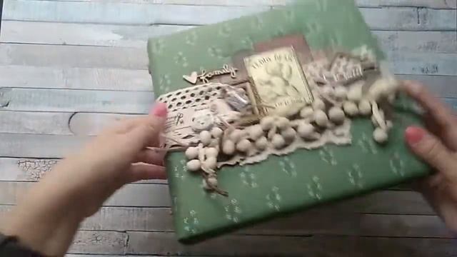 Обзор детского альбома./ Скрапбукинг смотреть онлайн