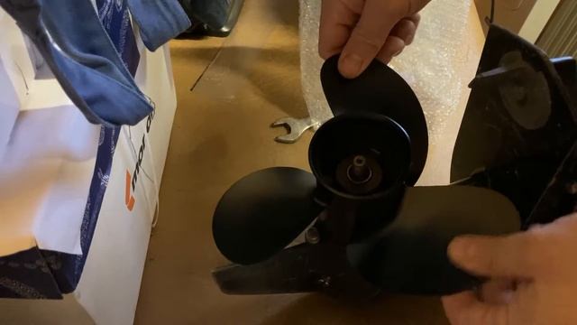 Новый винт 8.5x7.5 на мотор Gladiator 9.8