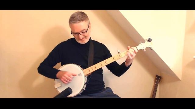 SLOW BLUES ON THE BANJO. Four Finger Style and Nylon Strings. смотреть онлайн