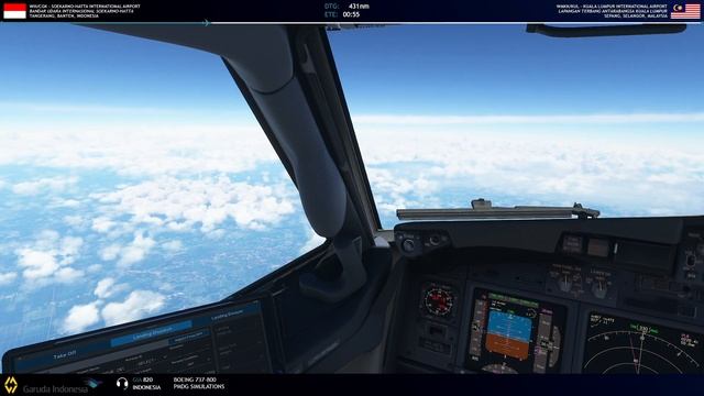 ? MSFS World Tour 280 // Jakarta, Indonesia [WIII] ➡ Kuala Lumpur, Malaysia [WMKK] // B738 смотреть онлайн